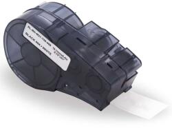 Compatibil Brady M21-500-488 / 110935, poliester, 12.70 mm x 6.40 m, text negru / fundal alb, banda compatibila (RL-BD-M21-500-488-BK/WT)