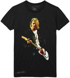 Kurt Cobain Guitar Photo Colour Black XL Ing (KCTS09MB04)