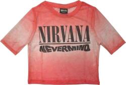 Nirvana Nevermind Wavy Logo (Mesh) Pink M Női Ing (NIRVMCT83LP02)