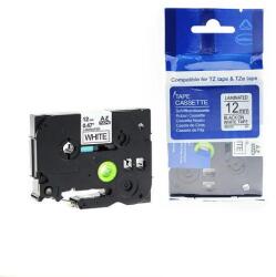 Compatibil Banda compatibila Brother TZ-NFX231/TZe-NFX231, 12mm x 5m, flexi, nailon, text negru/fundal alb (TZeNFX231)