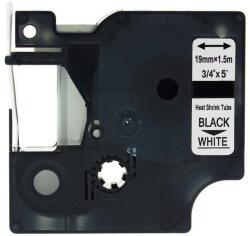 Compatibil Banda compatibila Dymo 18057, S0718330, 19mm x 1, 5m text negru / fundal alb (18057)