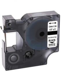 Compatibil Banda compatibila Dymo 18055, S0718300, 12mm x 1, 5m text negru / fundal alb (18055)