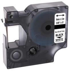 Compatibil Banda compatibila Dymo 18053, S0718280, 9mm x 1, 5m text negru / fundal alb (18053)