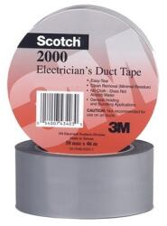 3M 2000 multifuncțional PVC bandă pentru electricieni, gri, 50 mm x 46 m (7000076790)