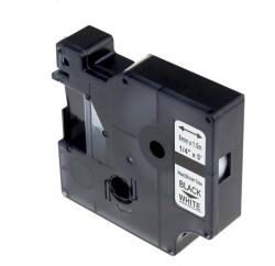 Compatibil Banda compatibila Dymo 18051, S0718260 6mm x 1, 5m text negru / fundal alb (18051)