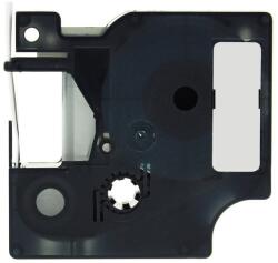 Compatibil Banda compatibila Dymo 1805425, 24mm x 5, 5m text negru / fundal gri, vinil (1805425)