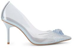 Kurt Geiger London pantofi cu toc stiletto Eagle Vinyl Court Pale Blue 9BY2-OBDYL9_05X