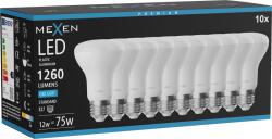Mexen Nova 10x LED крушка E27, R63, 12W, Студена - 6500K, 1260 lm - L104-E27-1265-01x10 (L104-E27-1265-01x10)