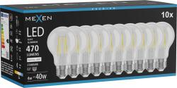 Mexen Vintis 10x LED лампа с нажежаема жичка E27, A60, 4W, Неутрална - 4000K, 470 lm, (L150-E27-0440-00x10)