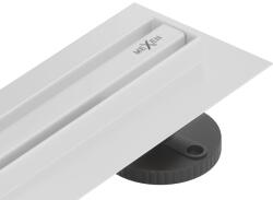 Mexen Flat 360° Slim линеен въртящ се сифон 50 см, бял - 1241050 (1241050)