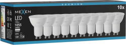 Mexen Nova 10x LED крушка GU10, 10W, Неутрална - 4000K, 1055 lm - L108-GU10-1040-01x10 (L108-GU10-1040-01x10)
