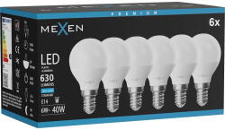 Mexen Nova 6x LED крушка E14, G45, 6W, Студена - 6500K, 630 lm - L101-E14-0665-01x06 (L101-E14-0665-01x06)