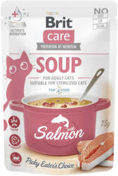 Brit Brit Care Cat Soup with Salmon 75gr leves lazaccal