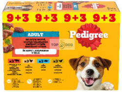 PEDIGREE Vegyes Alutasakos csirke-pulyka-hal-marha 12x100gr (9+3ajándék)