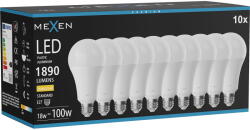Mexen Nova 10x LED Крушка E27, A70, 18W, Топла - 3000K, 1890 lm - L100-E27-1830-01x10 (L100-E27-1830-01x10)