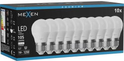 Mexen Nova 10x LED крушка E27, G45, 1W, Неутрална - 4000K, 105 lm - L101-E27-0140-01x10 (L101-E27-0140-01x10)