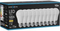Mexen Nova 10x LED крушка E27, A60, 10W, Топла - 3000K, 1055 lm - L100-E27-1030-01x10 (L100-E27-1030-01x10)