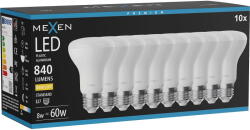 Mexen Nova 10x LED крушка E27, R63, 8W, Топла - 3000K, 840 lm - L104-E27-0830-01x10 (L104-E27-0830-01x10)