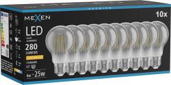 Mexen Vintis 10x LED филaмент крушка E27, A60, 4W, Топла - 2200K, 280 lm, пушек - L150-E27-0422-70x10 (L150-E27-0422-70x10)