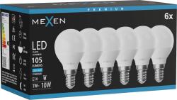Mexen Nova 6x LED крушка E14, G45, 1W, Студена - 6500K, 105 lm - L101-E14-0165-01x06 (L101-E14-0165-01x06)