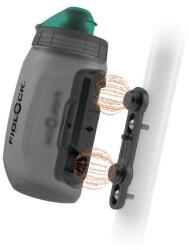 FIDLOCK Set Fidlock TWIST sticlă antibacteriană + bază pentru cadru, 450 ml, fumuriu