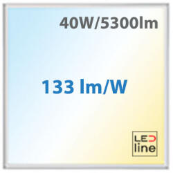 GMLedline LED panel (595 x 595 mm) 40W - CCT, változtatható színhőmérséklet, állítható teljesítmény, backlite panel (LL-216846)