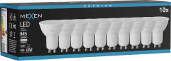 Mexen Nova 10x LED крушка GU10, 9W, Неутрална - 4000K, 945 lm - L108-GU10-0940-01x10 (L108-GU10-0940-01x10)