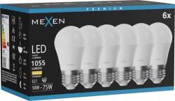 Mexen Nova 6x LED крушка E27, G45, 10W, Топла - 3000K, 1055 lm - L101-E27-1030-01x06 (L101-E27-1030-01x06)