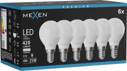 Mexen Nova 6x LED крушка E14, G45, 4W, Неутрална - 4000K, 420 lm - L101-E14-0440-01x06 (L101-E14-0440-01x06)