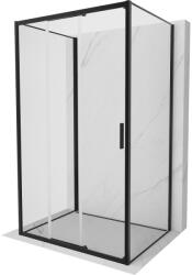 Mexen Exo-3S тристенна плъзгаща се душ кабина 80 x 85 см, прозрачна, черна (8153-080-085-70-00-3S)