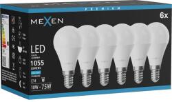 Mexen Nova 6x LED крушка E14, G45, 10W, Студена - 6500K, 1055 lm - L101-E14-1065-01x06 (L101-E14-1065-01x06)