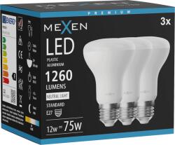 Mexen Nova 3x LED крушка E27, R63, 12W, Неутрална - 4000K, 1260 lm - L104-E27-1240-01x03 (L104-E27-1240-01x03)