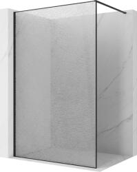 Mexen Kioto душ-преграда Walk-in 140 x 200 см, прозрачен кракъл 12 мм, черна (800-140-101-70-04-X)