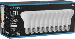 Mexen Nova 10x LED крушка E27, R63, 12W, Неутрална - 4000K, 1260 lm - L104-E27-1240-01x10 (L104-E27-1240-01x10)