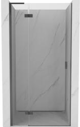 Mexen Mist-H L ușă de duș rabatabilă stânga 70 cm, transparentă, gri armă periat - 8A5L-070-000-66-00-L (8A5L-070-000-66-00-L)