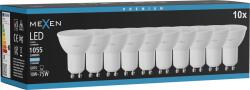 Mexen Nova 10x LED крушка GU10, 10W, Студена - 6500K, 1055 lm - L108-GU10-1065-01x10 (L108-GU10-1065-01x10)