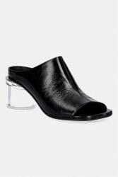 MM6 Maison Margiela bőr papucs - fekete Női 38