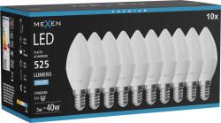 Mexen Nova 10x LED крушка E14, C37, 5W, Студена - 6500K, 525 lm - L102-E14-0565-01x10 (L102-E14-0565-01x10)