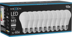 Mexen Nova 10x LED крушка E27, A60, 9W, неутрална - 4000K, 945 lm - L100-E27-0940-01x10 (L100-E27-0940-01x10)