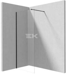 Deante PRIZMA - Zuhanyfal, walk-in, 80 cm - nero - KTJ_N38P