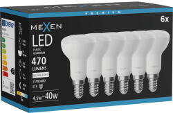 Mexen Nova 6x LED крушка E14, R50, 4, 5W, Неутрална - 4000K, 470 lm - L103-E14-0540-01x06 (L103-E14-0540-01x06)