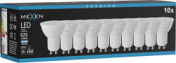 Mexen Nova 10x LED крушка GU10, 5W, Студена - 6500K, 525 lm - L107-GU10-0565-01x10 (L107-GU10-0565-01x10)