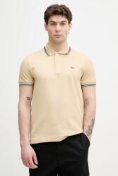 Lacoste póló férfi pamut - bézs XXL - answear - 33 990 Ft