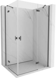 Mexen Mist-H Cabină de duș Duo batantă dreapta 85 x 105 cm, transparent, gri metalic periat - 8A5-085L-105P-66-00 (8A5-085L-105P-66-00)
