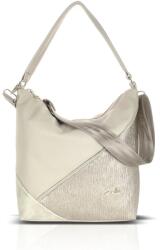 ZELLIA Női Válltáska Zlb332 Beige-Arany - Groove-Glass - (ZLK-zlb332-70457759)