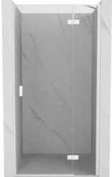 Mexen Mist-H ușă de duș batantă, dreaptă, 85 cm, transparentă, albă - 8A5-085-000-20-00-P (8A5-085-000-20-00-P)