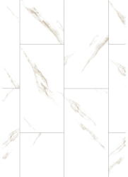 Mexen River White probă de panouri vinilice LVT Dryback 2, 5 mm, suport PVC, 4 V-Fuga, Jazz White - F1450-S (F1450-S)
