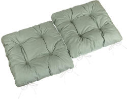 BellaTEX Adéla steppelt ülőpárna, khaki, 40 x 40cm, 2 db-os szett, khaki