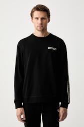 Giorgio Armani melegítőfelső férfi pamuttal - fekete S - answear - 43 990 Ft