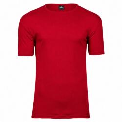 Tee Jays Tricou bărbătesc Interlock cu mânecă scurtă - Roșie | XL (TJ520-1000310399)